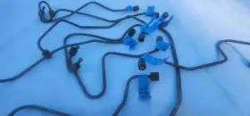 De8tz-9a555-e Ford Fuel Injection Lines For 6.9l 7.3l Idi Diesel Engines Center Line No Clamps