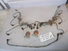 323-01472 Ford / International 88-94 F250 F350 7.3l Idi Non Turbo Diesel Fuel Line Set Indirect Injection