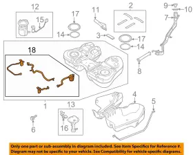 Da8z9k318a Ford Oem 13-19 Explorer Fuel System Components-pressure Valve