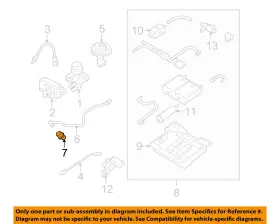 F87z9f485ba Ford Oem 02-19 Aviator Emission System Components-adapter