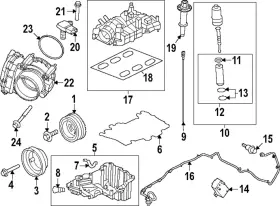 W716585-s437 Ford Genuine Throttle Body Screw