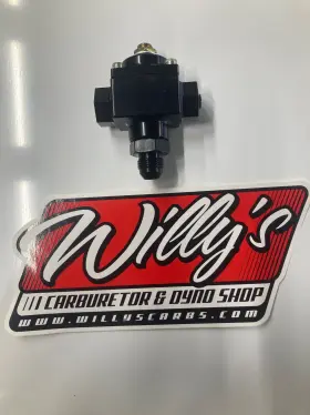 Wcd899 Fuel Reulator Willys Bypass Regulator Black Billetaluminum