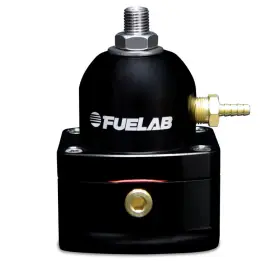 Tlx-flb51501-1-cl360a70 Fuelab Fuel Pressure Regulator 515 Efi Adjustable 25-90 Psi 2 - Black