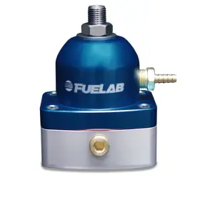 Tlx-flb53501-3-cl360a70 Fuelab Fuel Pressure Regulator 25-90 Psi 2 -6an In 1 Return Blue