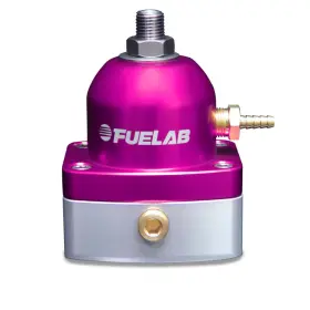 Tlx-flb53501-4-cl360a70 Fuelab Fuel Pressure Regulator 25-90 Psi 2 -6an In 1 Return Purple