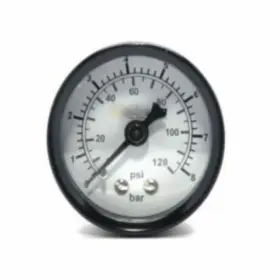 Tlx-flb71511-cl360a70 Fuelab Fuel Pressure Gauge 1.5in - Efi Range 0-120 Psi Dual Bar/psi Scale