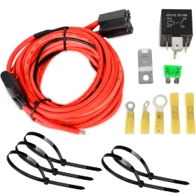 19214 Funy Electric Fuel Pump Relay Kit Wiring Harness Bypass 40