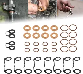 Gp1302 G-power Diesel Fuel Injector Installation Return Line Install Kit For Chevy Gm Lb7 Gmc
