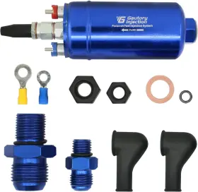 Ga2301 Gautory External Inline Electric Fuel Pump High Flow 300lph Universal 12v Blue