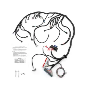 Vortec-ls1 Geartronics Emoto W/4l60e Ls1 Engine Fits 97-06 Vortec Dbc Standalone Wiring Harness 4.8 5.3 6.0 With Bydtmv