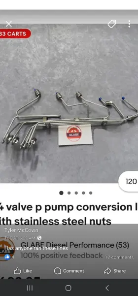 24pl078 Glabe 24 Valve P Pump Conversion Lines With Stainless Steel Nuts