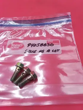94058830 Gm General Motors Ac Delco 3 Oem # Genuine New Diesel Fuel Water Eye Bolt Banjo