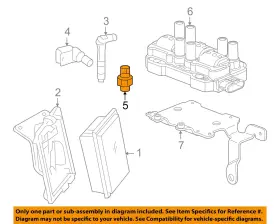 12600327 Gm Oem 99-14 Express 1500 Electrical Ignition System-knock Sensor