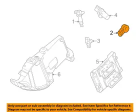12618603 Gm Oem 04-09 Acadia Electrical Ignition System-knock Sensor