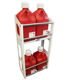 Hrp6359-6-wht Hepfner Racing Products - Jug Rack 6 Position White