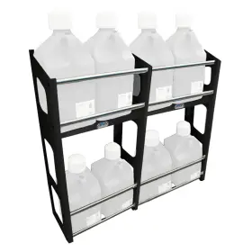 Hrp6359-8-blk Hepfner Racing Products Jug Rack 8 Position Black Hrp6359-8-blk Hepfner Racing Products Jug Rack 8 Position Black