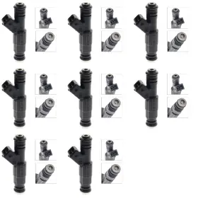 Inj659 Herko Automotive Set Of 8 Fuel Injector For Chevrolet Gmc C3500 Express 3500 96-00