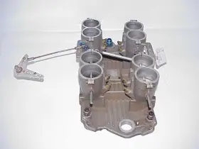 327-c-8b Hilborn 2-7/16 Inch Fuel Injection Manifold And Nozzles Linkage Sb Chevy