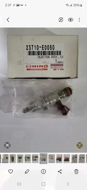 23710-e0050 Hino Trucks Model # 268a 338 Ome 7th Injector