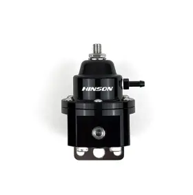 Fpr-6an-blk Hinson Motorsports 6an Adjustable Fpr - E85 Gas Diesel Efi Billet Black