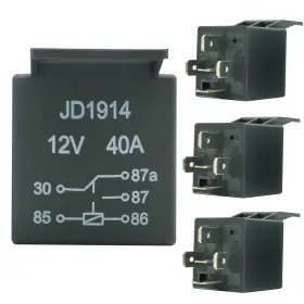 Hspel192-aa-4 Hisport 4pcs Relay Set - Blower Motor Fuel Pump A/c High Load Engine Cut