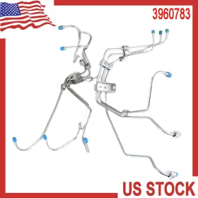 3960783 Hlarkd Fuel Injector Lines For 12v 5.9l Cummins 6bt 89-91 Bosch Ve/lucas Rotary Pump Us
