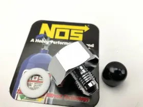 16230nos Holley -6an Nitrous Bottle Nut Adapter And Ptfe Washer