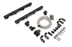 534-245 Holley Aluminum Billet Fuel Rail Kit Truck Intake For Gm Ls1/ls2/ls6