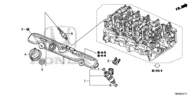 16620-5b0-y01 Honda Genuine Pipe Fuel