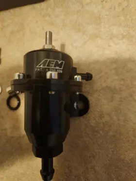 25-300bk Honda 25300bk Aem Fuel Pressure Regulator Fpr Adjusted
