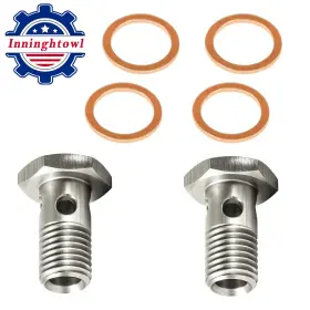 6.0bj Innightowl Diesel Fuel Banjo Bolt Ultra High Flow Upgrade Kit Fit For Ford Powerstroke 6.0l