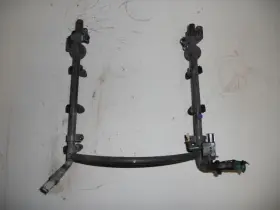 322-60721b Jaguar 01 02 S Type Fuel Rail With Injectors