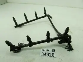 Aj84079 Jaguar Fuel Injection Rail S-type 2000 Gas Inject Injector Ramp Pipe Line Oem