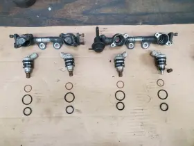 Ej22t Jecs Or00 Fuel Rails And Injectors Grey For Subaru Ej20 Ph1 89-93