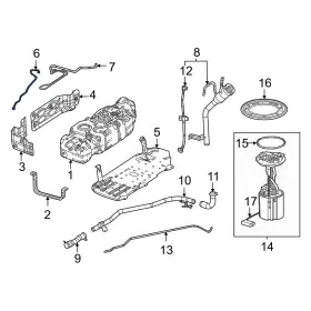 68636336aa Jeep Oe For Grand Wagoneer L 2023-2024 Fuel Hose