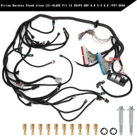 C188-a039-blk Kingdarn Wiring Harness Stand Alone Ls1-4l60e Fit Ls Swaps Dbc 4.8 5.3 6.0 1997-2006 Tr