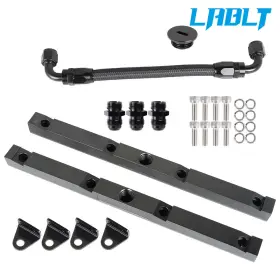 Om244278oc Lablt Fuel Rails Fittings Hose High Flow Kit 8an For 1997-2004 Chevrolet Corvett
