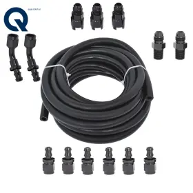 Qs248624qr Lablt For 3/8 25 Feet Complete Ls Conversion Fuel Injection Line Fitting Adapter Kit