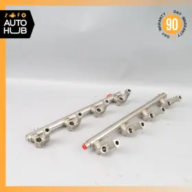 Lr044706 Land Rover 10-16 L320 Hse / Xk 5.0 Aj133 Engine Fuel Injection Rail Set Of 2 Oem