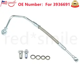 3936691 Lcyxh Fuel Supply Tube Filter To Pump For Dodge Ram 5.9l Cummins 6b With Seals Bolts Usa