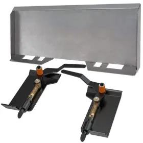 Ledkingdomus Beysh9m9l2 1/4 Inch Skid Steer Mount Plate Latch Box For Buckets Tractor Attach