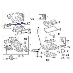 171760p021 Lexus Oe For Es350 2007-2018 Upper Fuel Injection Plenum Gasket