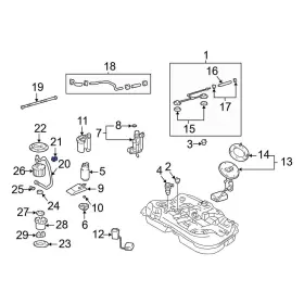 7724106020 Lexus Oe For Rx300 1999-2003 Fuel Line Retainer