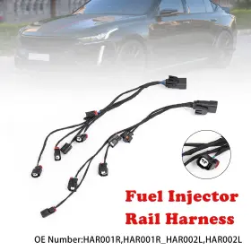 Har002l Madhornets Har001r Fuel Injector Rail Harness For Cadillac Chevy Gmc 5.3l 14-23