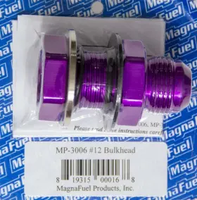 Mp-3006 Magnafuel #12 Straight Bulkhead Fitting