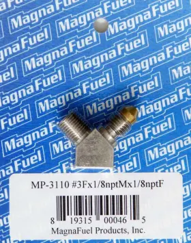 Mp-3110 Magnafuel Jet Adapter Fitting - #3 X 1/8in With Pill