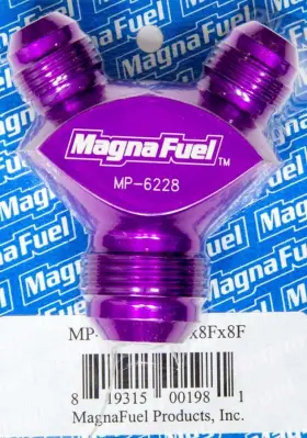 Mp-6228 Magnafuel Y-fitting - 1 #12an Male And 2 #8an