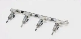 Pyfa13250a Mazda 322-10176 2019 3 Fuel Injectors Distributor Rail Oem X4 Pymm1315g