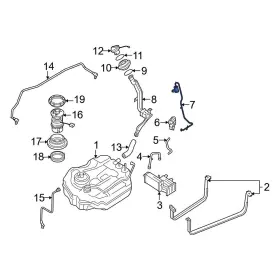 Bn8b4256xc Mazda Oe For 3 2004-2009 Fuel Line