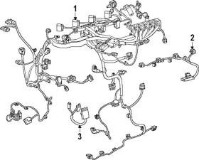 139-150-81-00 Mercedes-benz Genuine Electrical Wiring Harness
